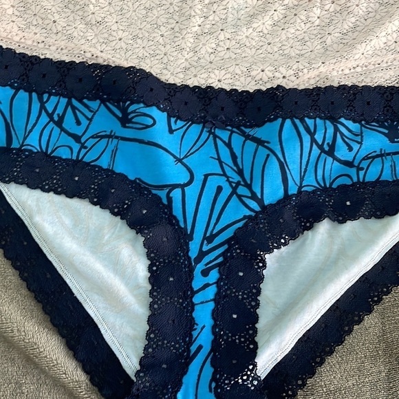 3 aerie Bundle Lace Floral Print  panties XL NWOT - Picture 3 of 10